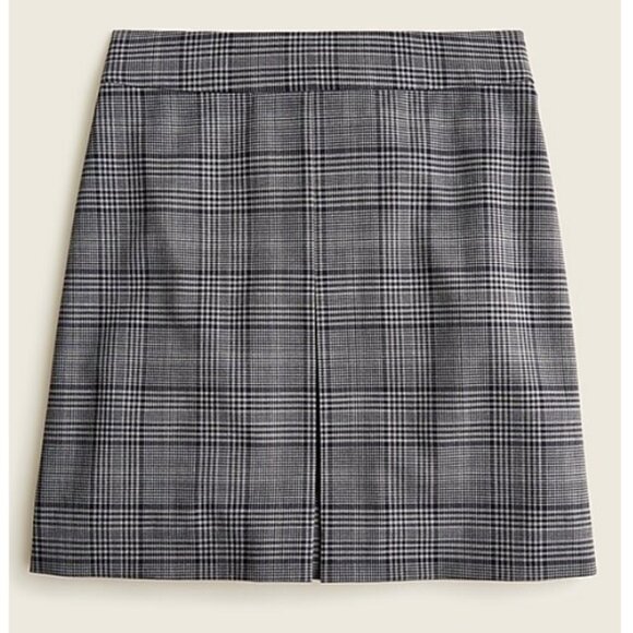 EUC J.Crew Pleated mini skirt in Italian plaid wool - Picture 2 of 8